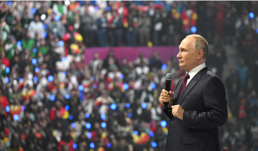 Путин: Дарҳои Русия барои ҷавонони кишварҳои гуногун ва талошҳои онҳо боз аст